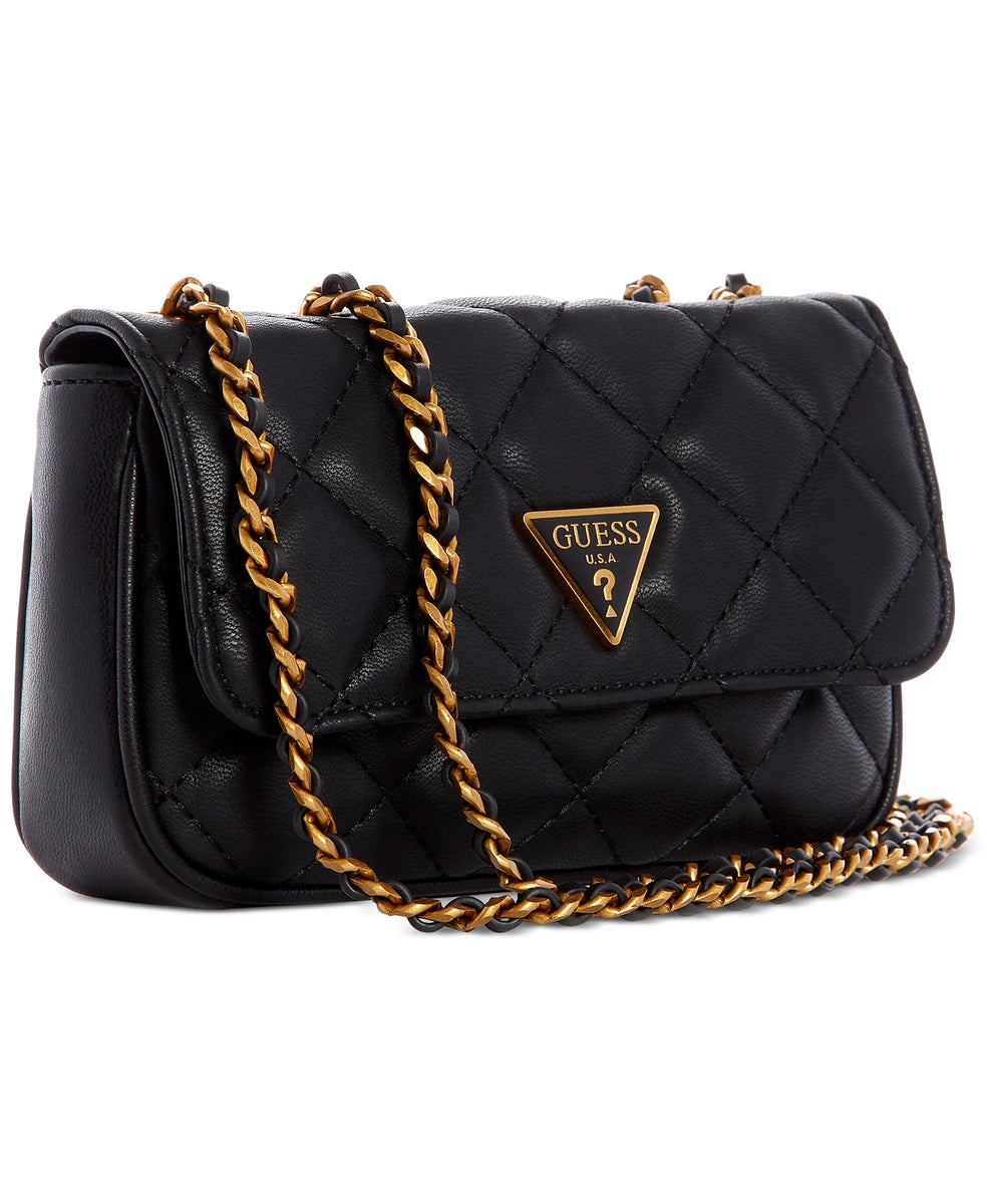 Guess cessily mini camera bag black sale