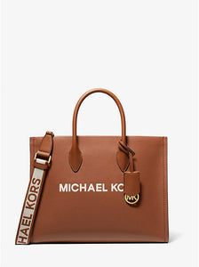 Michael Kors Mirella Medium Pebbled Leather Tote Bag