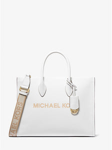 Michael Kors Mirella Medium Pebbled Leather Tote Bag