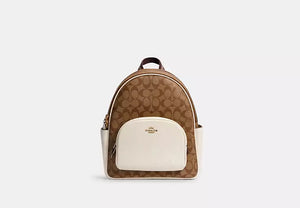 Coach Court Backpack In Signature Canvas