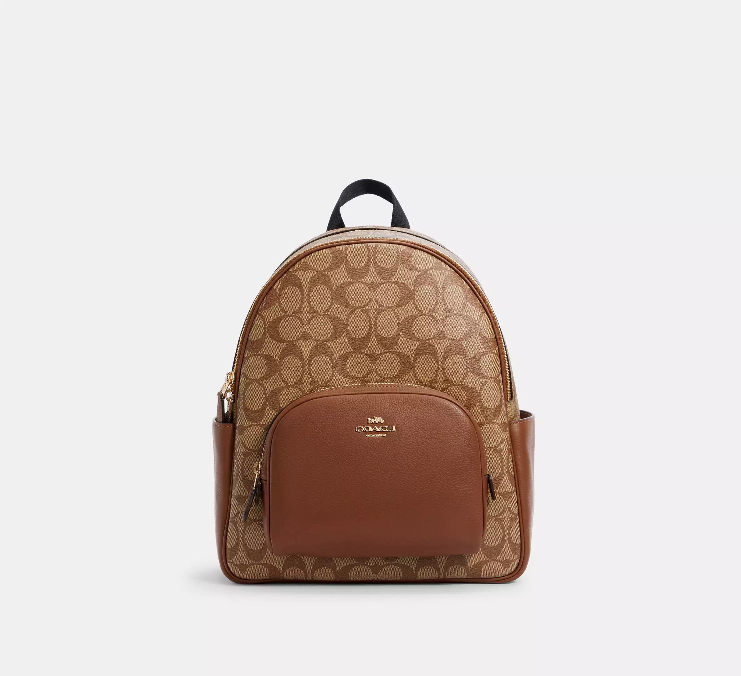 Coach Court Backpack In Signature Canvas