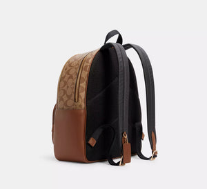 Coach Court Backpack In Signature Canvas