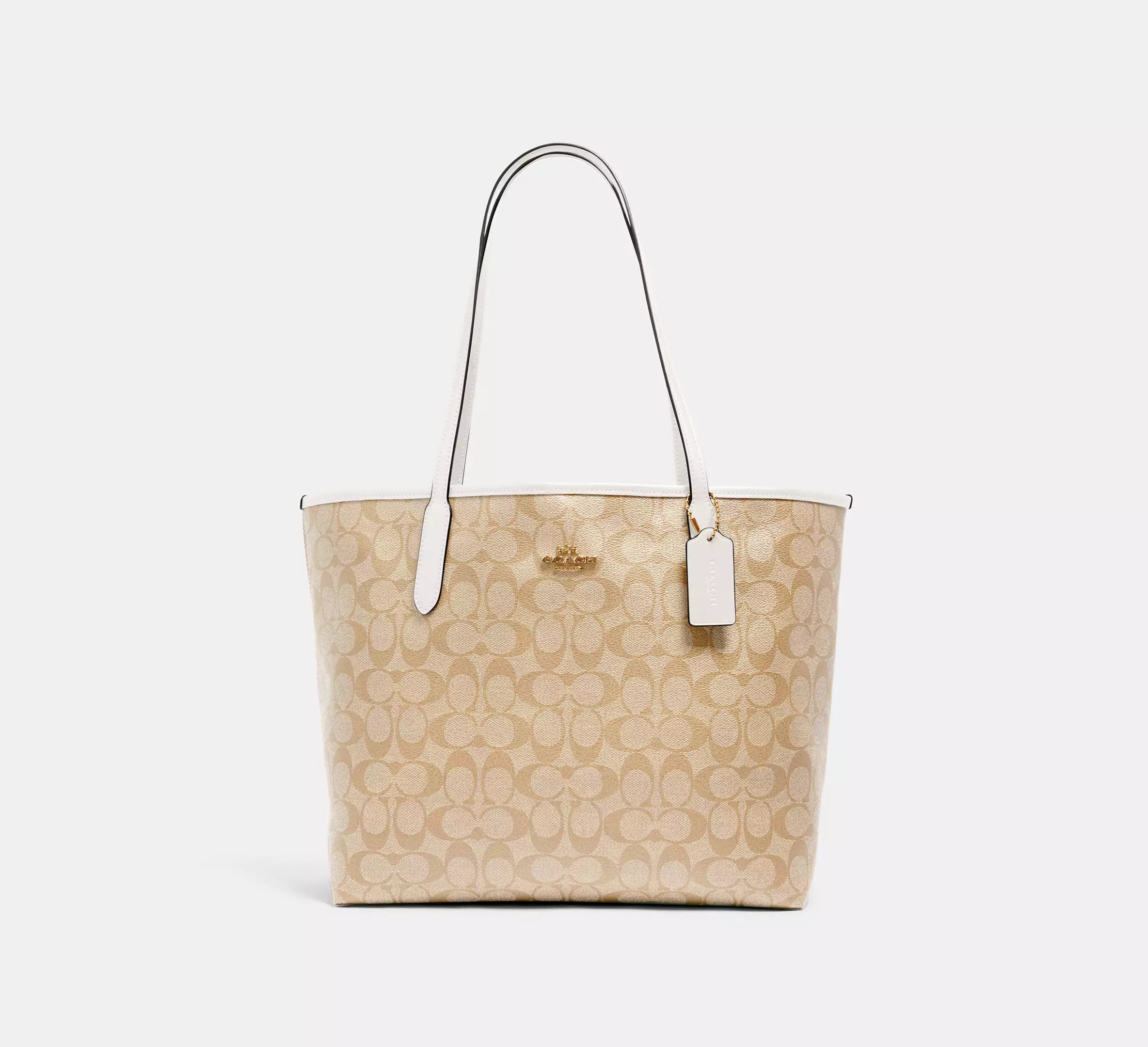 Coach City Tote Bag In Signature Canvas