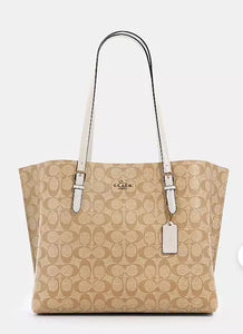 Coach Mollie Tote In Signature Canvas