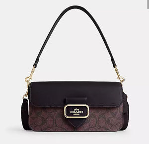 Coach Morgan Shoulder Bag In  Signature Canvas