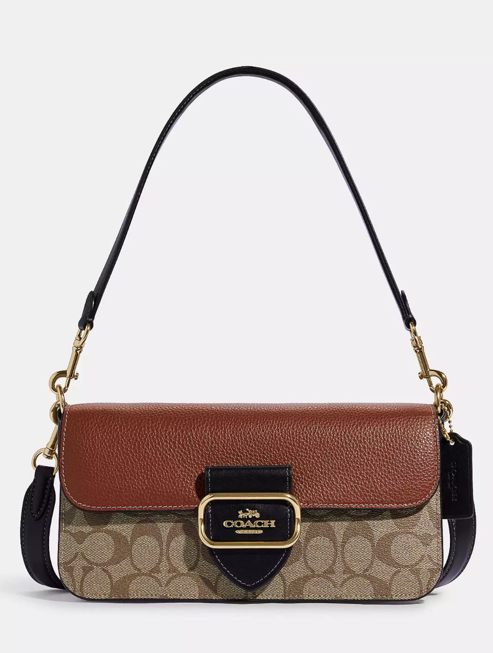 Coach Morgan Shoulder Bag In  Signature Canvas