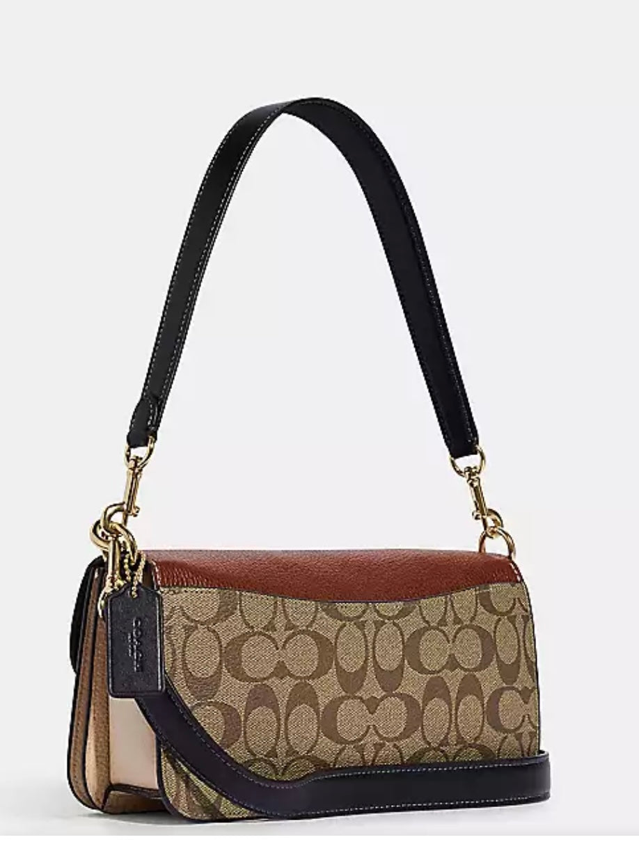 Coach Morgan Shoulder Bag In  Signature Canvas