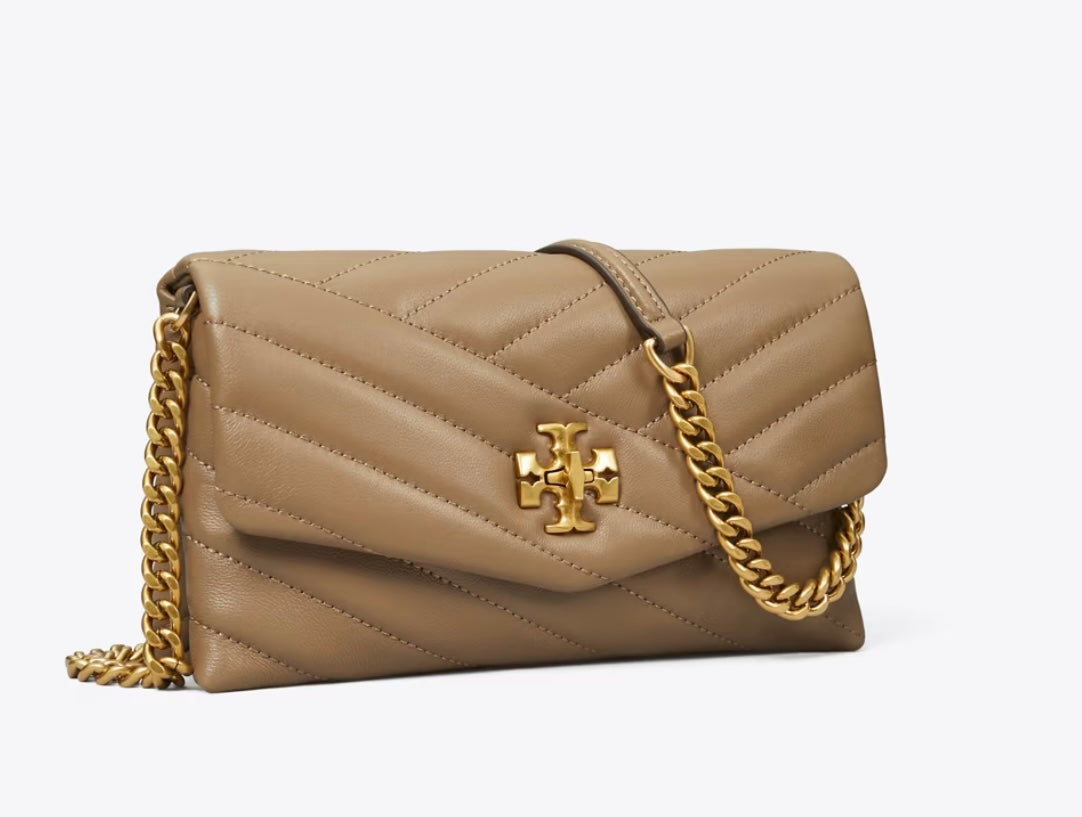 Tory Burch Kira Chevron Chain Wallet