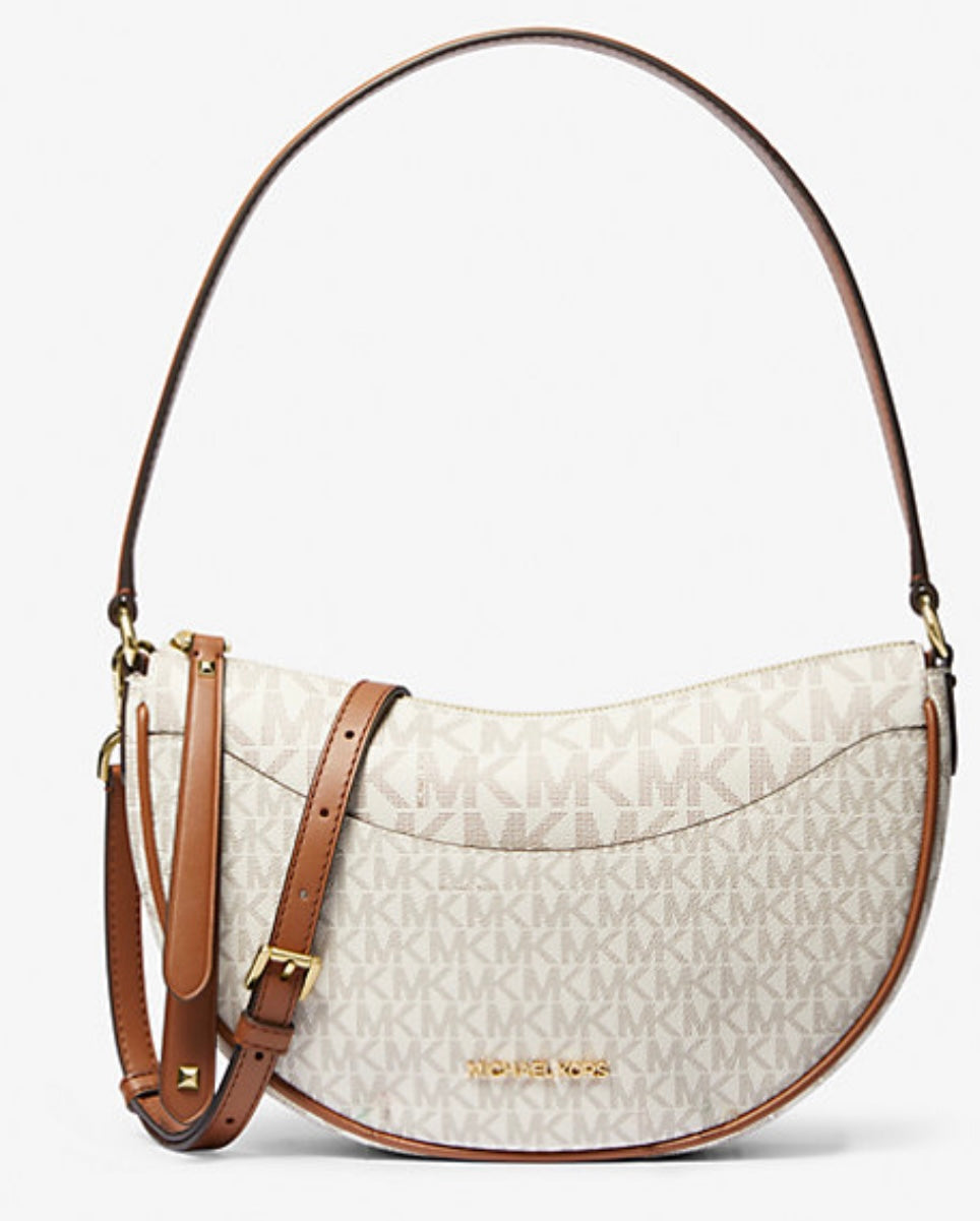 Michael Kors Dover Medium Signature Logo Crossbody Bag