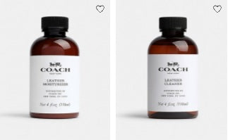 Coach Leather Cleaner and Moisturizer Set