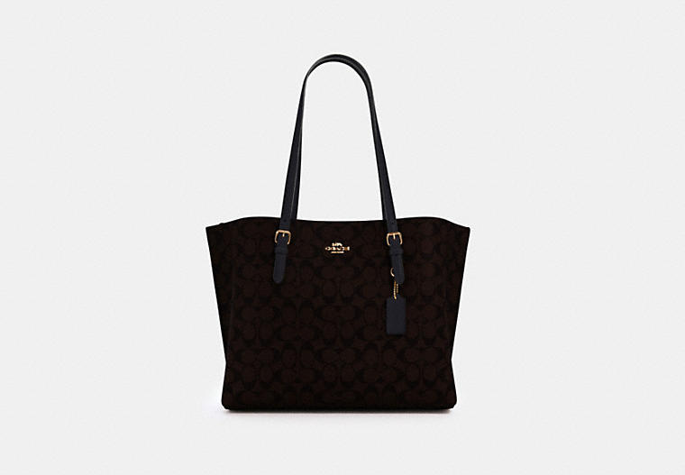 Coach Mollie Tote In Signature Canvas