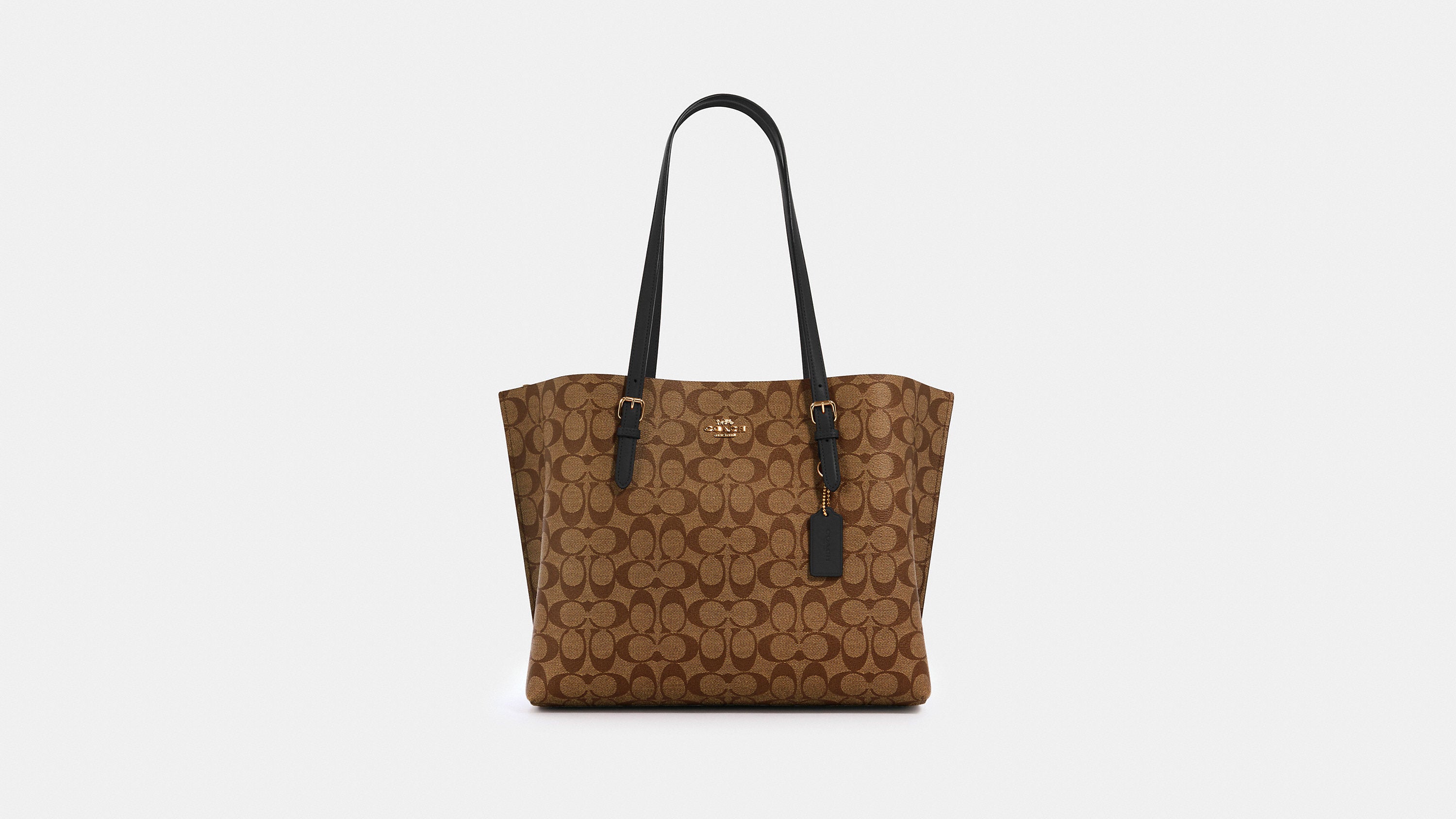 Coach Mollie Tote In Signature Canvas