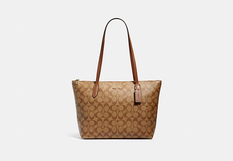 Coach Zip Top Tote