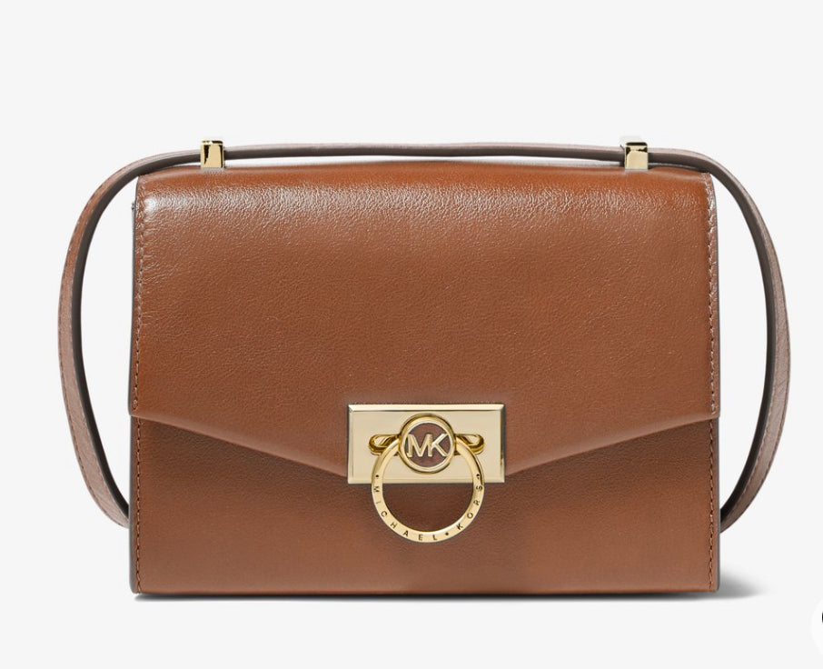 Michael Michael Kors Hendrix Shoulder Bag In Brown